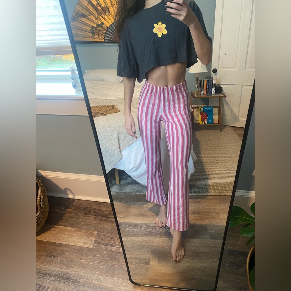 Cotton on striped pants